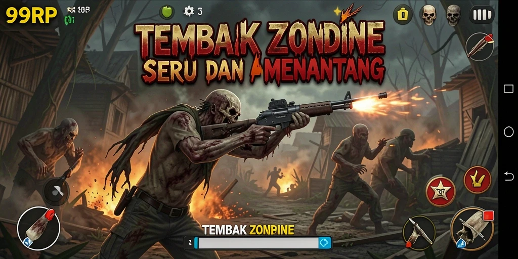 Tampilan antarmuka permainan 99RP yang menegangkan dan seru.