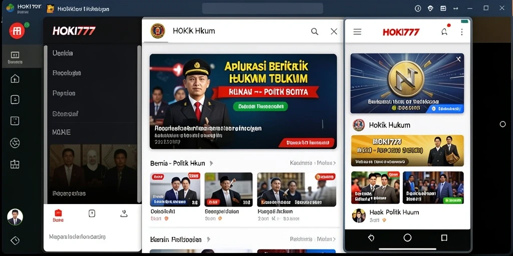 Tampilan antarmuka HOKI777 yang bersih dan informatif.