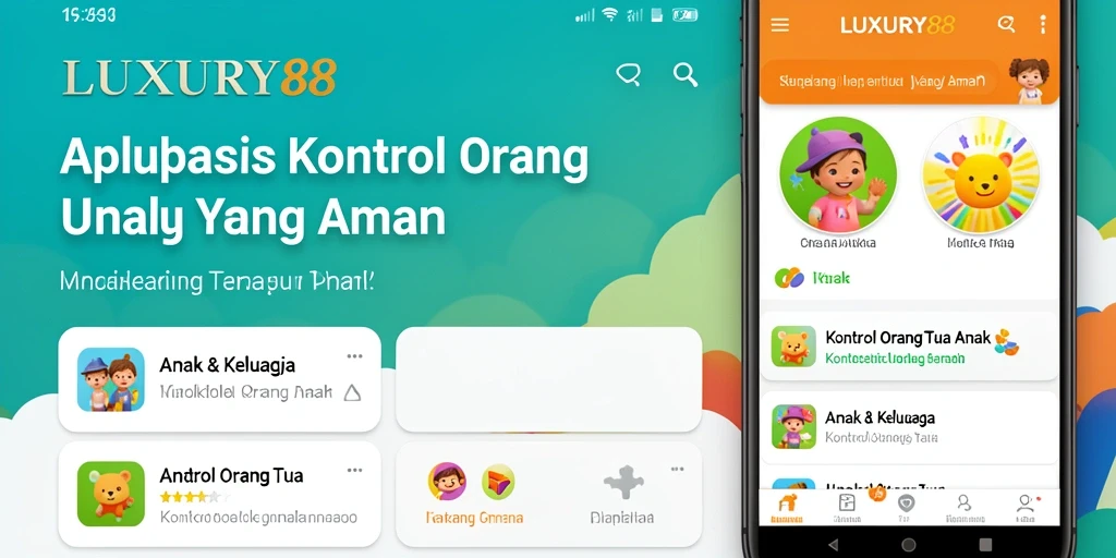 Tampilan antarmuka LUXURY88 yang ramah pengguna untuk orang tua dan anak.